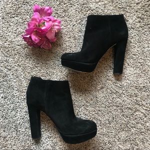 Michael Kors Suede Ankle Bootie 🖤